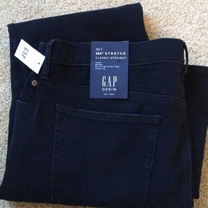 Gap Washwell midrise straight 360 stretch, 33 Tall